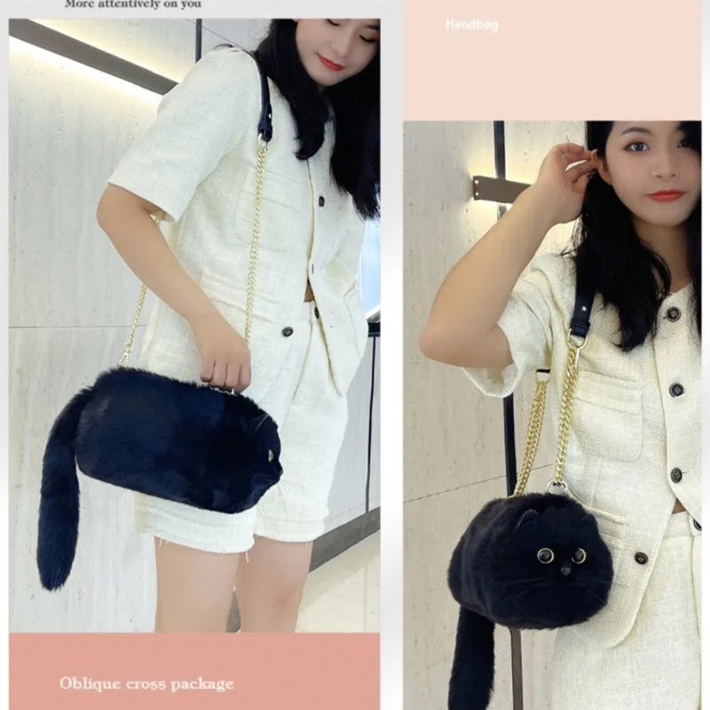 Cat Handbag for Women